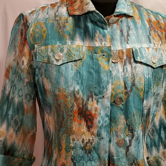 LIGHTWEIGHT SUMMER JACKET. RUBY ROAD, SIZE 8 - Picture 2 of 7